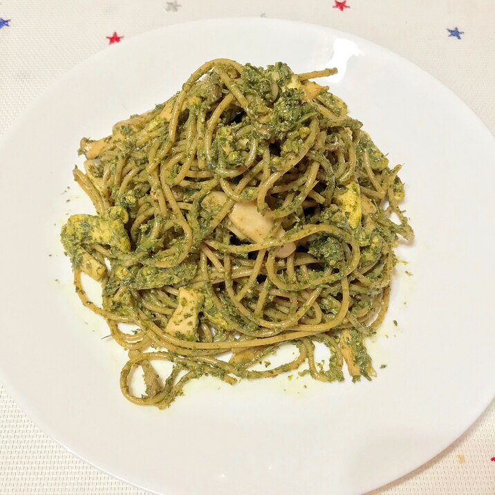 きく菜のジェノベーゼパスタ